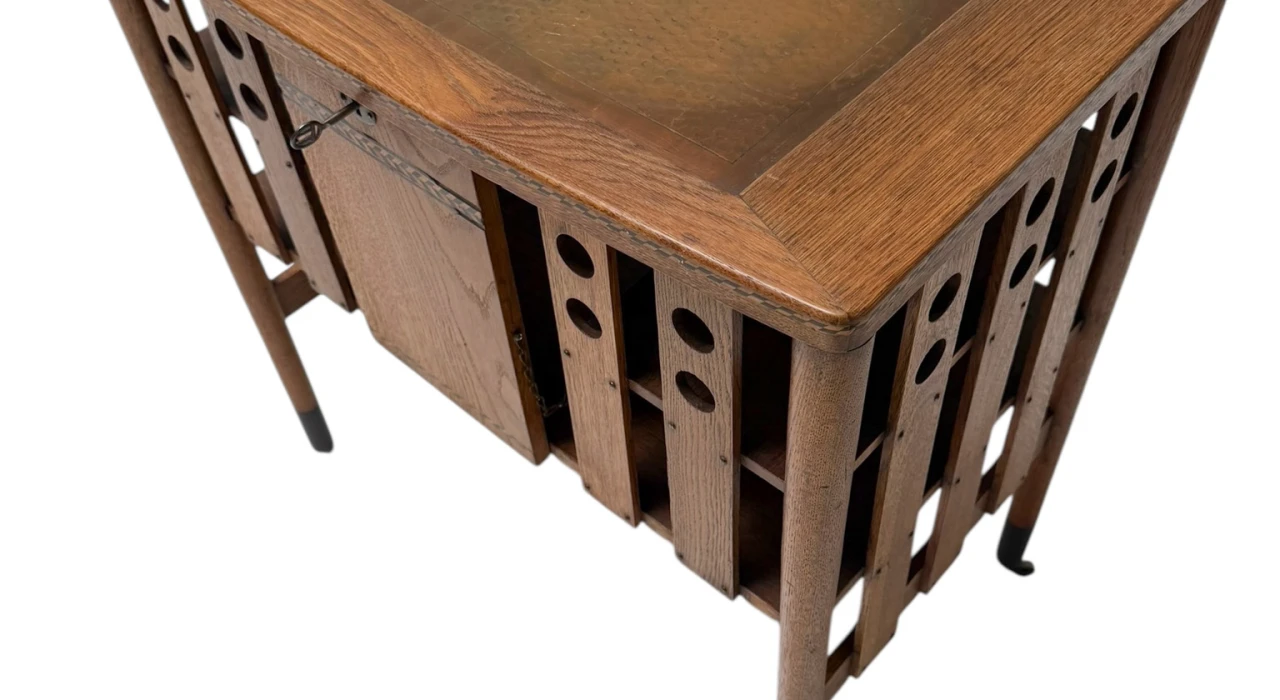 Vienna Secession Cabinet with Small Door, 1900s